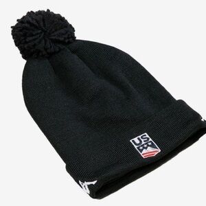 Kappa - US Black Pom Pom Beanie - One Size - NWT
